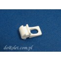 TS slider with eyelet - white